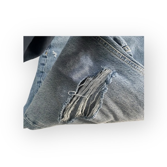 Boden Light Wash Straight Leg Jeans Size 27 Relaxed Loose Inseam 32 - Picture 4 of 7